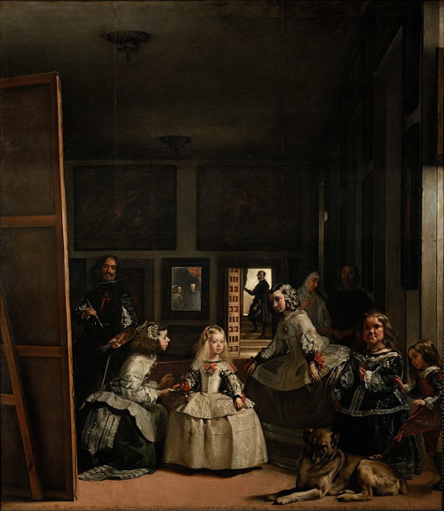 Imagem no quadro “As meninas”, de Diego Velázquez.